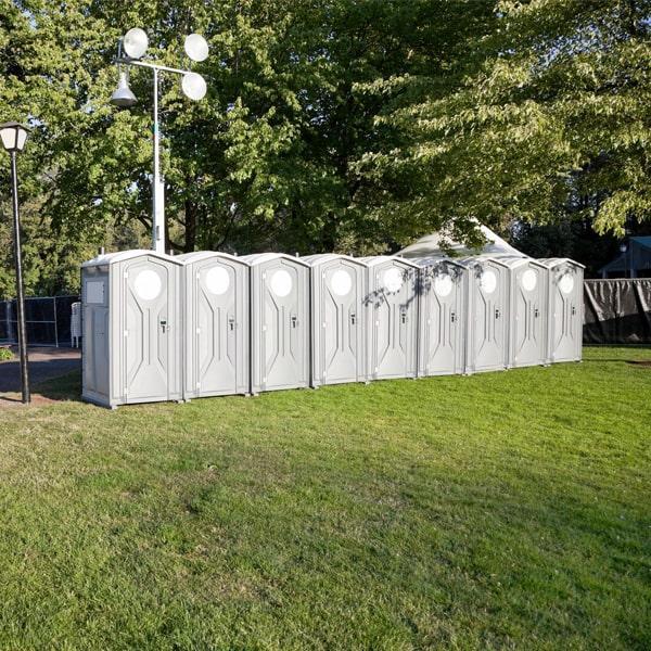 we provide regular cleaning and maintenance services throughout the duration of your event to ensure that our special event portable toilets remain clean and sanitary